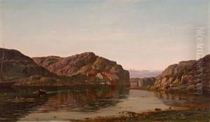 Morgen I Ny-hellesund by Amaldus Clarin Nielsen