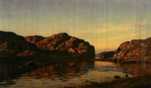 Morgen I Ny Hellesund by Amaldus Clarin Nielsen