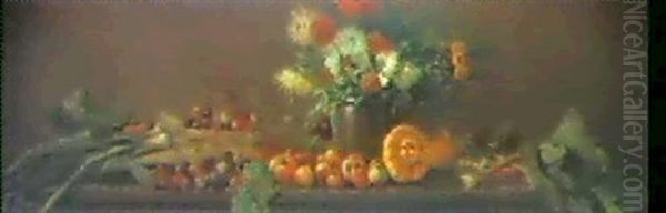 Stilleben Mit Blumen Und Fructen - view 1