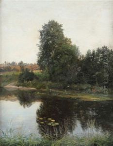 Skogstjern I Vestby by Carl Nielsen