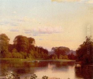 Skovso Med Robad by Christian Vilhelm Nielsen