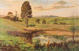 Along The Banks Of The Yarra Near Kew