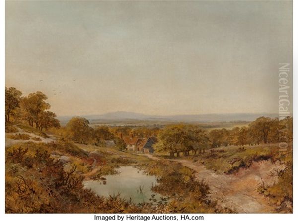 Landscape Near Yeaveley, Derbyshire - view 1