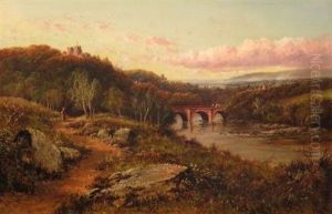 View Of Richmond Castle by Edmund John Niemann