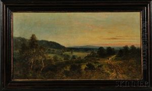 Broad Summer Landscape With Setting Sun Broad Summer Landscape With Setting Sun