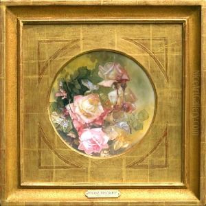 Pink Roses by Franz Bischoff