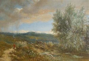 Shooter's Hill Farm, Hampstead by Edmund John Niemann