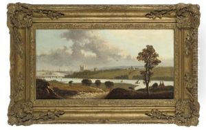A View Down The River (rochester?) by Edmund John Niemann