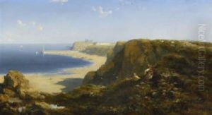 Kustenlandschaft Bei Whitby, North Yorkshire by Edmund John Niemann