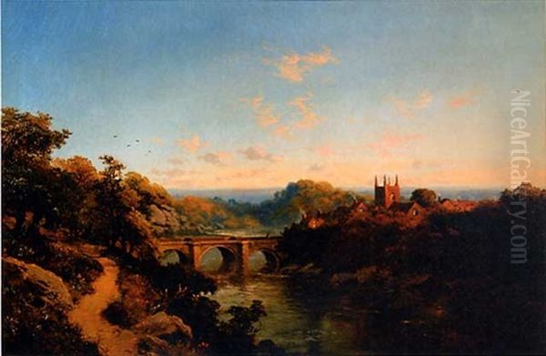 Ludford Bridge On The Teme - view 1