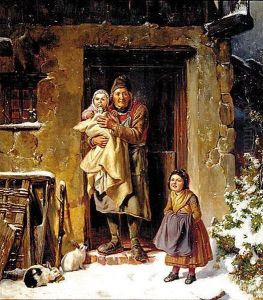 First Snow by Friedrich Bischoff