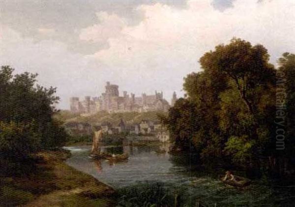 Windsor Castle From The Thames - view 1