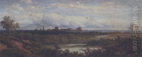 Landscape With Newark Cathedral - view 1