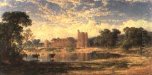 Stokesay Castle, Shropshire by Edmund John Niemann