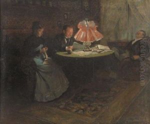 "zu Hause". by Ernst Bischoff-Culm