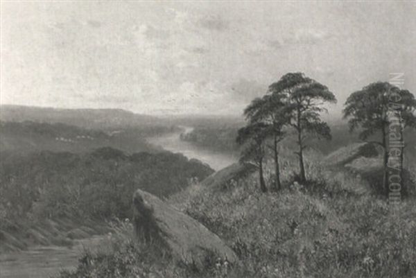 A River Valley Landscape, Yorkshire - view 1