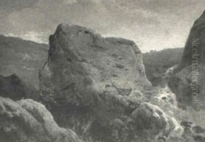 Rocky Highland Stream by Edmund John Niemann