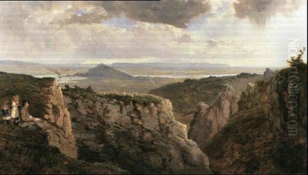 The Elbor Rocks, Looking Towards Glastonbury - view 1