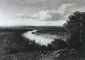 La Tamise Vue Des Collines De Richemond
