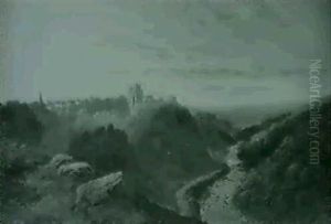 An Extensive View Of Richmond And The Swale Valley by Edmund John Niemann