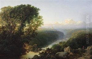 Landscapes With River Views At Richmond (pair)