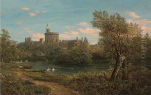 Windsor Castle From Across The Thames by Edward H. Niemann