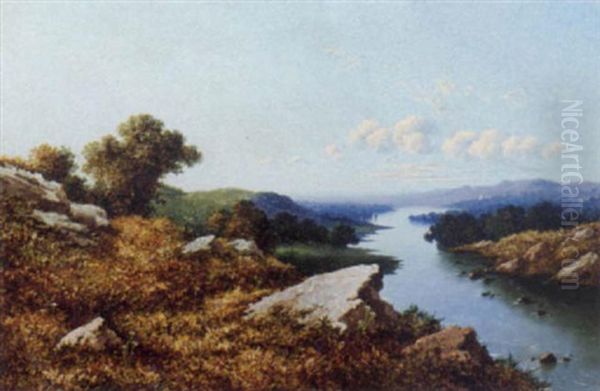 A Wooded River Valley - view 1