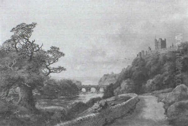 On The River Manifold, Near Ilam - view 1