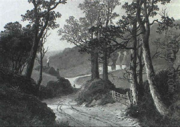 The Old Mill; A Country Lane (a Pair) - view 1