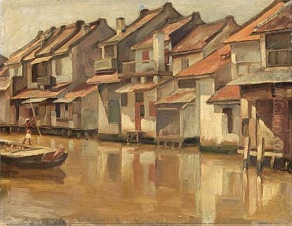 A View Of The Benedenstad, Djakarta - view 1