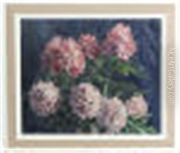 Still Life Of Pink Peonies - view 1