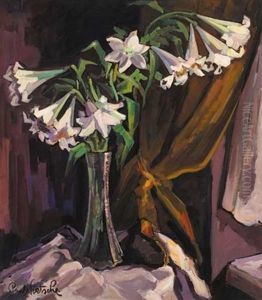 White Lilies by Paul Nietsche