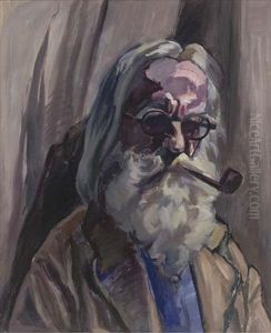 Self-portrait by Paul Nietsche