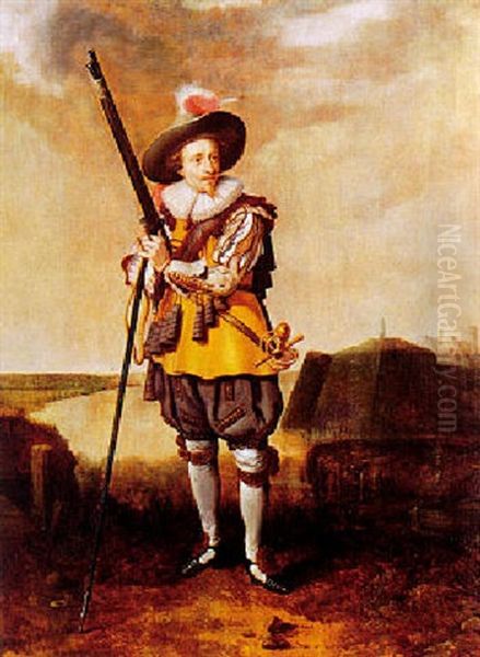 Portrait Of A Member Of The Civic Militia Near Zwolle (ferdinand Van Schuylenburg?) - view 1