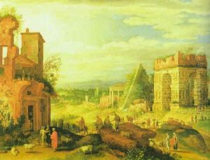 Heroische Landschaft Aus Den Albanerbergen Heroische Landschaft Aus Den Albanerbergen