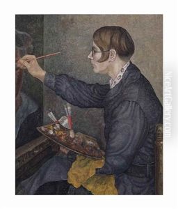 Charley Toorop In Her Studio