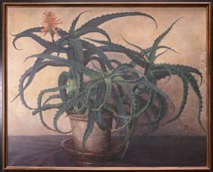 Bluhende Aloe by Jakob Nieweg