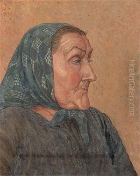 Portrait Of An Old Woman - view 1