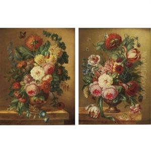 Still Life With Flowers (pair)