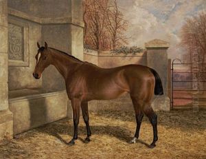A Portrait Of Hunter Lady Brayles by Robert Nightingale