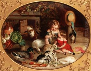 Pets (+ Study From Nature; Pair) by Robert Nightingale