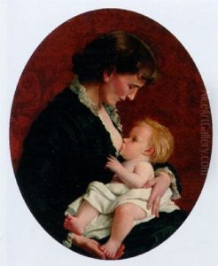 Mother And Child by Giuseppe De Nigris