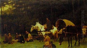 A Moment Of Prayer by Arthur Johann Severin Nikutovski