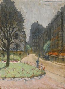 Rue Bois-le-vent, Paris by Peter Alexanrovitch (Pierre) Nilouss