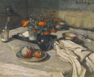 Still Life With Fruit by Peter Alexanrovitch (Pierre) Nilouss