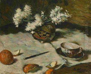 Vase With Daisies