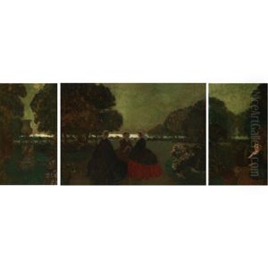 The Mystical Night by Peter Alexanrovitch (Pierre) Nilouss