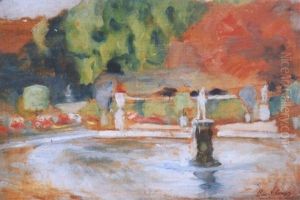 Jardin De Luxembourg by Peter Alexanrovitch (Pierre) Nilouss