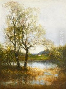 Varlandskap by Johan Severin Nilsson