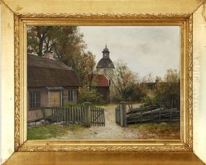 Gard Och Kyrka by Johan Severin Nilsson